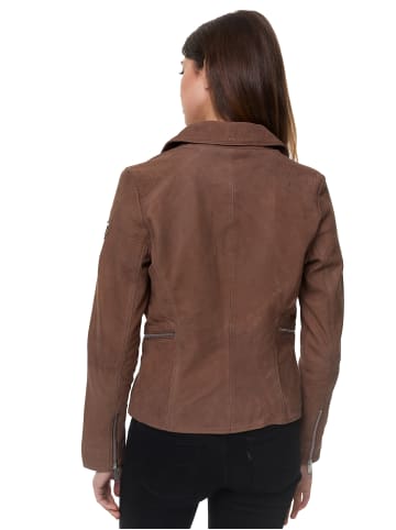 Tazzio Lederjacke "F500" - in Braun