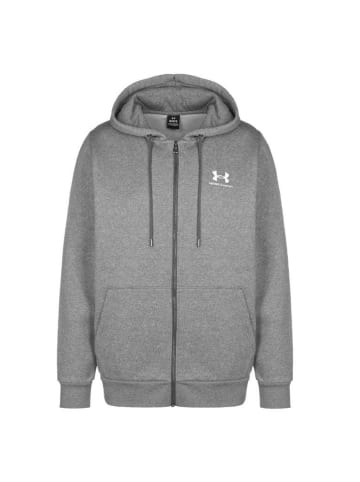 Under Armour Sweatjacke UA ESSENTIAL FLEECE FZ HOOD in Grau