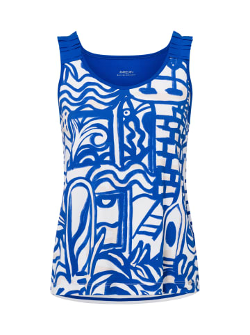 MARC CAIN COLLECTIONS Top in indigo weiß - 0001