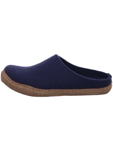 HAFLINGER Hauschuhe Herren Emils Toffel in Blau
