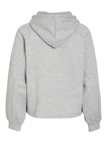 Vila Hoodie in Light Grey Melange