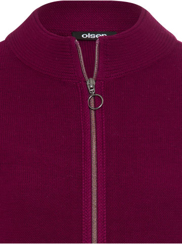 Olsen Jacke Henny in himbeer - 0001