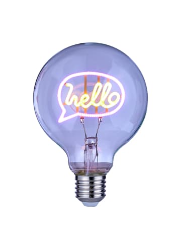 Butlers LED Glühlampe BRIGHT LIGHT Hello in Pink