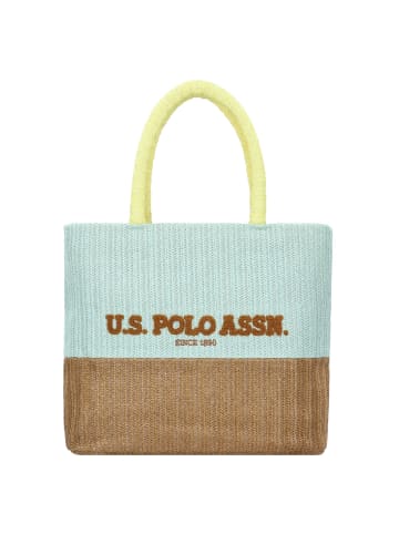 U.S. Polo Assn. Straw 04 Schultertasche 38 cm in brown-green