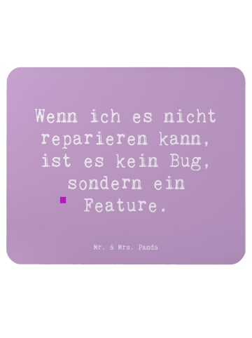 Mr. & Mrs. Panda Mauspad Spruch Feature Charme mit Spruch in Lavendeltraum