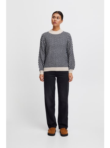 ICHI Strickpullover IHKAMARA Loose fit in Total Eclipse