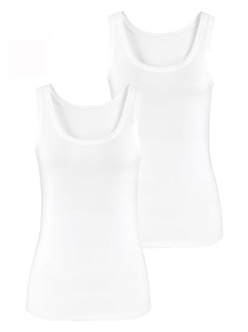 Vivance by Lascana Tanktop in weiß