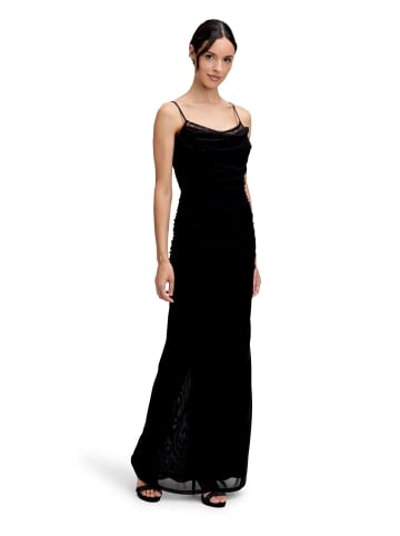 Vera Mont Abendkleid mit Spitzeneinsatz in Schwarz