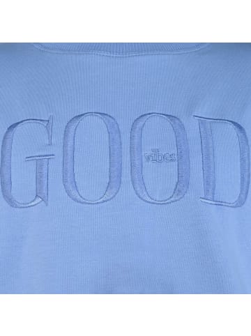 Blue Effect Sweatshirt in Hellblau