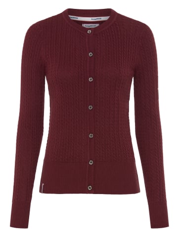 Kangaroos Strickjacke in bordeaux