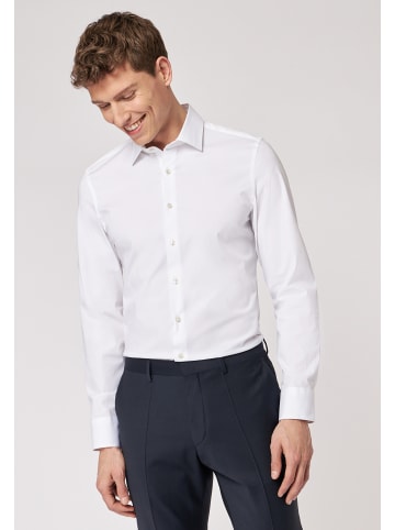 Roy Robson Businesshemd Businesshemd im Extra Slim Fit in weiss