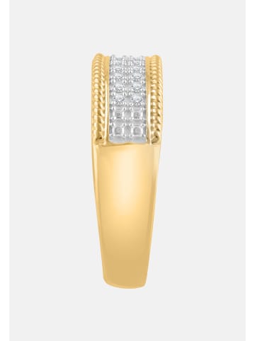 Diamant Exquis Ring aus 375 Gelbgold mit Diamant