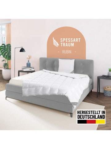 Spessarttraum Extra leichte Sommer-Daunendecke "Rubin" in weiß