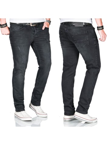 Alessandro Salvarini Jeans A. Salvarini Herren Jeans Multi AS160-AS165 in Schwarz