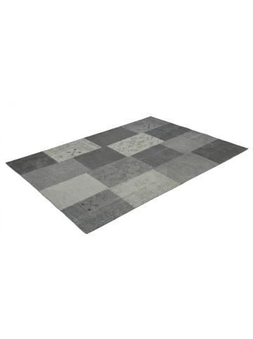 Kayoom Wohnzimmer Teppich – Kurzflorteppich Lyrical 210 in multi - grau - rechteckig