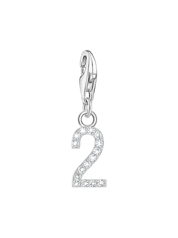 Thomas Sabo Charm-Anhänger in silber, weiß