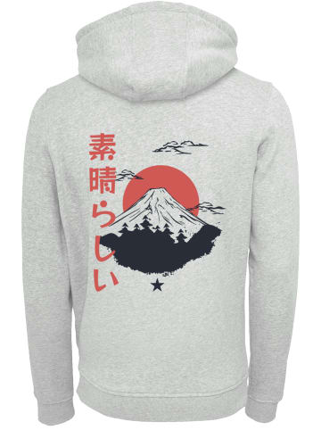 F4NT4STIC Hoodie Mount Fuji in grau meliert