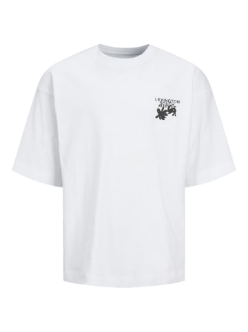 JACK & JONES Junior T-Shirt 'Faro' in weiß