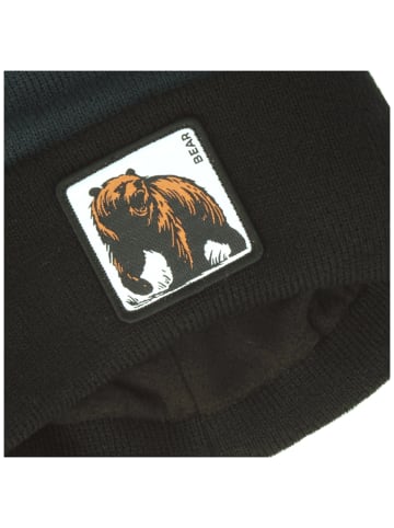 BREITER Mütze in schwarz