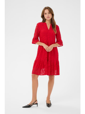 SAINT TROPEZ Kleid ZannaSZ Lockere Passform in Chinese Red