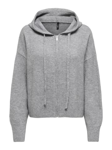ONLY Strickjacke in Medium Grey Melange