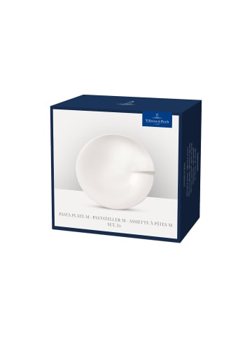 Villeroy & Boch 2er Set Pastateller Pasta Passion ø 27,2 cm weiß in weiß