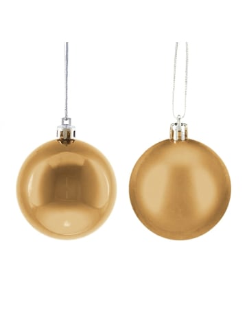 relaxdays 50-tlg. Weihnachtskugeln Set in Gold
