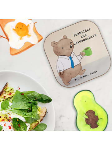 Mr. & Mrs. Panda Untersetzer für Gläser Ausbilder Leidenschaft D... in Weiß