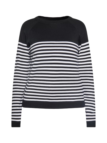 DreiMaster Women Sweater in Schwarz Weiss