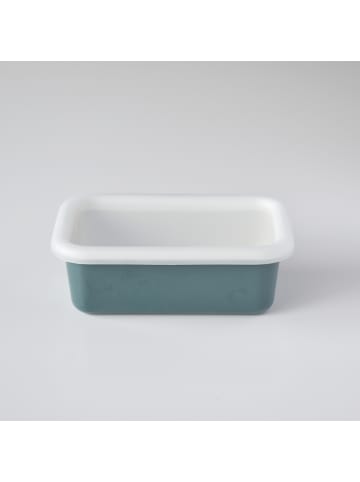 Honey Ware Emaille-Frischhaltedose, Smaragd Blau, S, 0,42L