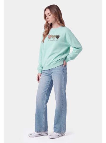 myMo Women Sweatshirt in Aqua