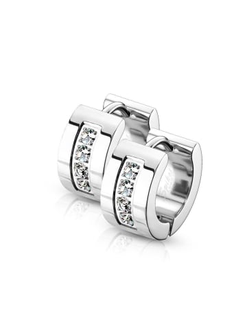 Bungsa Ohrstecker in Silber