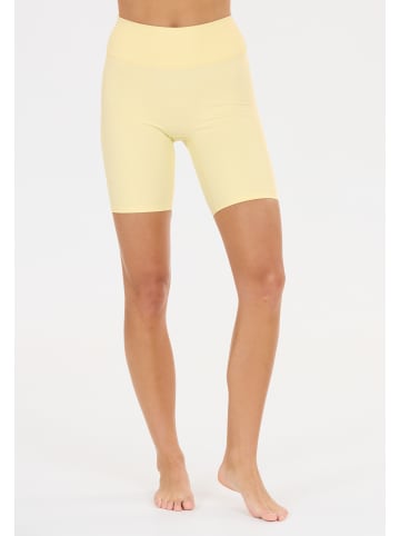 Athlecia Kurze Tights Blossom in 5177 Transparent Yellow