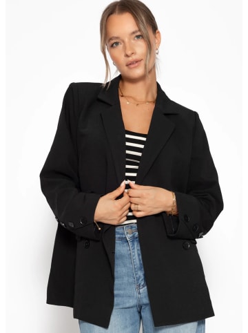 SASSYCLASSY Oversize Blazer in Schwarz