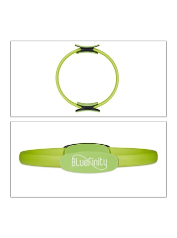 relaxdays 2x Pilates Ring in Grün - Ø37 cm