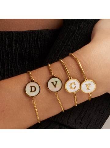 Luxenter Armband Alphabet mit 18 Karat Goldbeschichtung – ALPHABET