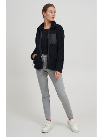 Oxmo Fleecejacke OXEllin in Schwarz