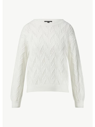 comma Strickpullover in 0120_weiß