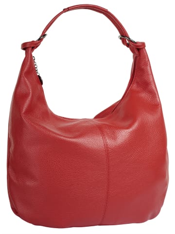 Cluty Shopper echt Leder in rot