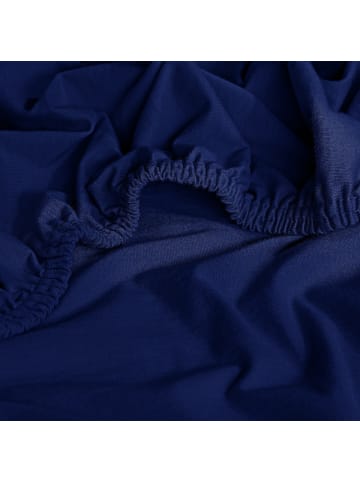 Erwin Müller Single-Jersey Kinder-Spannbettlaken Murnau in dunkelblau