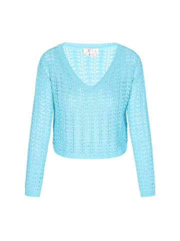 IZIA Women Sweater in turquoise