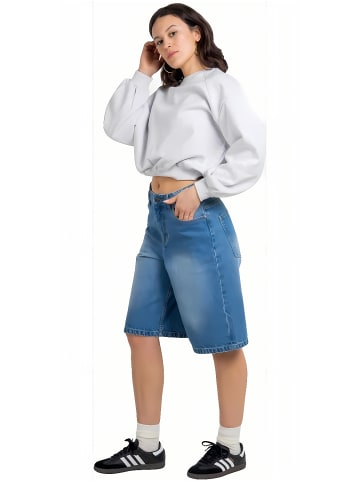 Reell Short "Women Sienna Baggy Short" in Blau