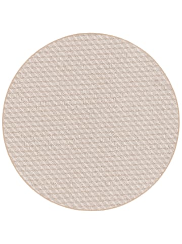 Snapstyle Schlingen Teppich Modern Diamond Rund in Sand