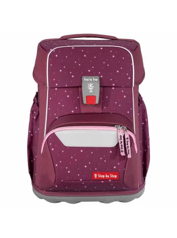 Step by Step Basis - Schulranzen Set 4tlg. (Green Grafics) in Berry Stars