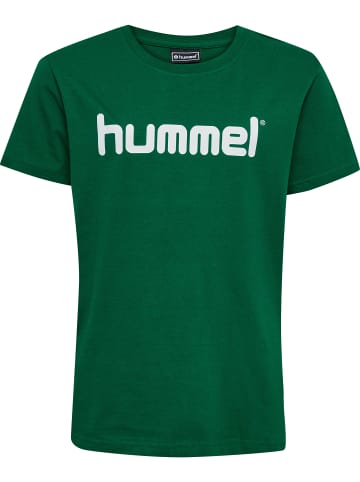 Hummel T-Shirt S/S Hmlgo Kids Cotton Logo T-Shirt S/S in EVERGREEN