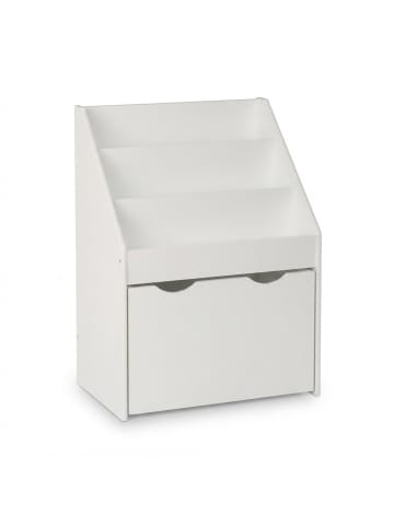 relaxdays Bücherregal Kinder in Weiß - (B)50,5 x (H)69,5 x (T)28 cm