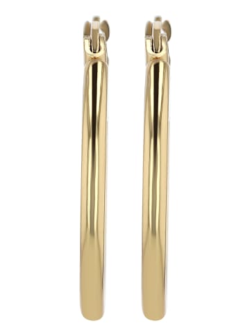 Adeliás Damen Ohrringe – Creole aus Edelstahl in gold