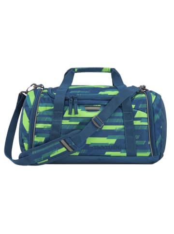 Coocazoo Sporttasche mit Nasswäschefach, 20 Liter in Lime Stripe