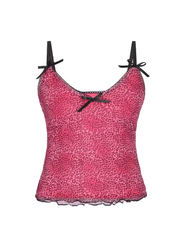 myMo Women Top in pink black