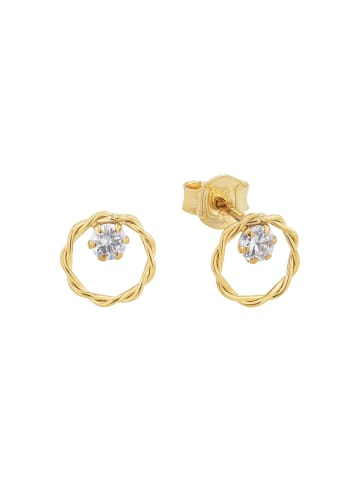 Amor Ohrstecker Gold 585/14 ct in Gold